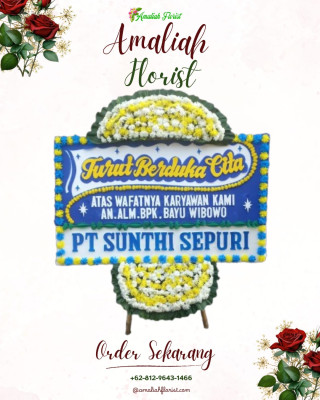 Papan Bunga Duka di Kotabaru