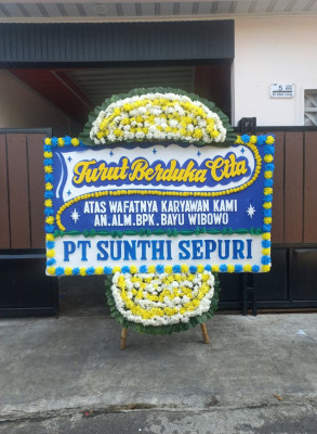 Papan Bunga Duka di Kotabaru