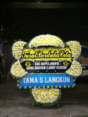 Papan Bunga Duka di Kotabaru